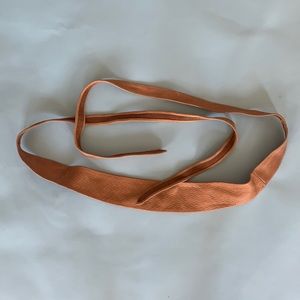 Anthropologie leather wrap belt